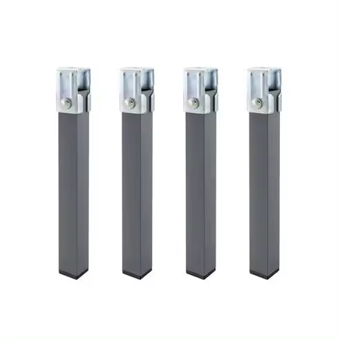 Wolfpack Juego de 4 Patas Somier Cuadradas | Tubo 30x30 Mm | Altura 25 Cm - 1