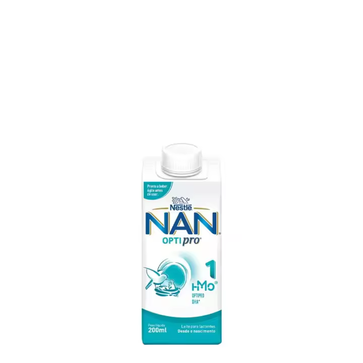 Leche de Fórmula para bebé Nestlé NAN Optipro 1 leche en brick 200 ml - 1