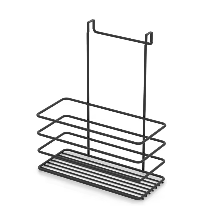 Repisa lateral mueble / Organizador. Colgable. Negro. - 1