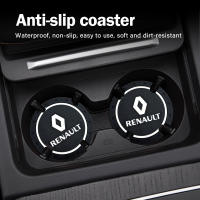 Alfombrilla Antideslizante Para Vaso De Agua En Coche Emblema Interior Para Renault Clio Laguna 2 Megane 2 3 Duster Logan Captur Accesorios - details 4
