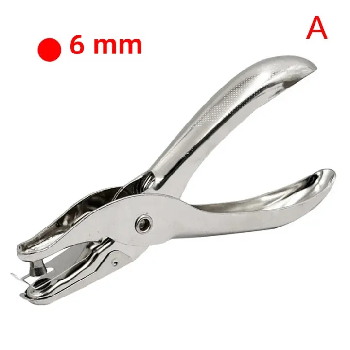Pulgar De Perforación Metálica Para Agujeros Singulares 3mm/6mm Herramienta De Papelería Y Scrapbooking - 1