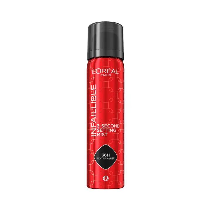 L’Oréal Paris Spray fijador Infaillible 36h de duración Water-proof y Oil-proof - 1