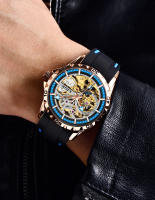 Reloj Mécanico LIGE Para Hombres Con Luz Táctil De Acero Inoxidable Reloj De Pulsera De Lujo Con Torbión Resistente Al Agua Y Luz En Manos - details 10