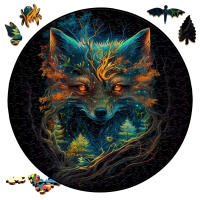Puzzle De Madera Con Forma De Erizo Juego Interactivo Educativo Para Niños Y Adultos DIY Crafts Animal Wood Puzzles - details 4