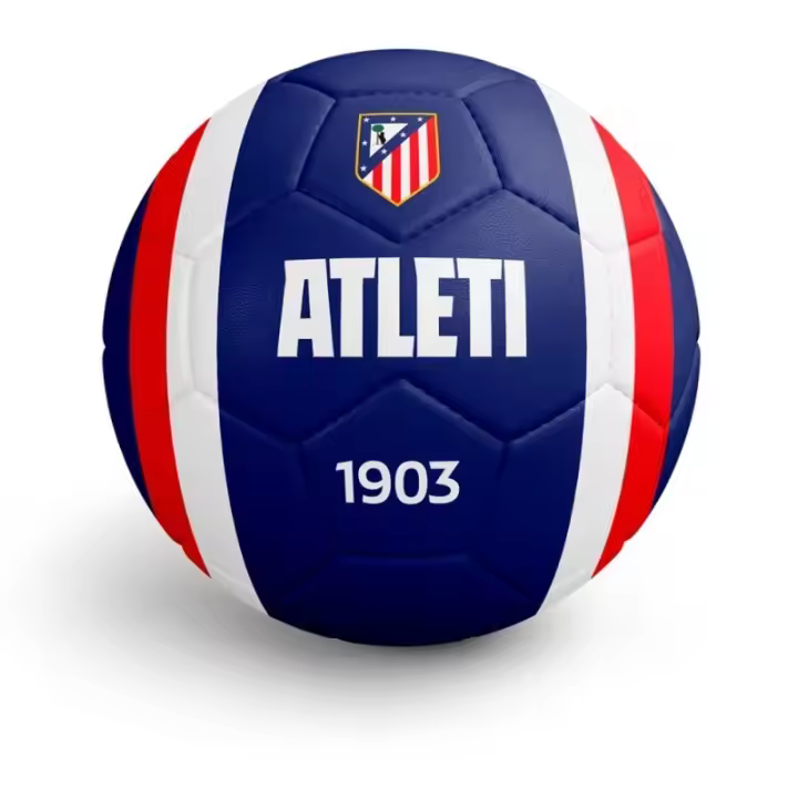 Balón Atlético de Madrid pequeño talla 1 azul producto oficial ideal para menores de 4 años AZT1BATM - 1