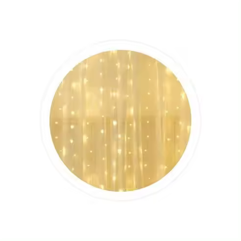 Gsc Evolution Cortina LED Luminosa 2x1m Luz Cálida para Eventos y Decoración - 1