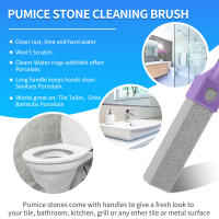 15Pcs Piedra De Pumice Limpiador De Inodoro Con Mango Desmontable Herramientas De Limpieza Para Baño Y Cocina Material Microfibra - details 6