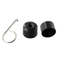 Juego De 20 Cubiertas Para Juego De Luces Negras De Tornillos De Rueda +4 Tipos De Bloqueo Para Coche Golf 30 X 21.2mm Plástico Antirros Seguro Para Tornillos De 17 Mm - details 4