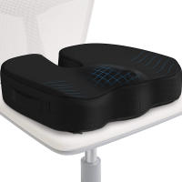 Cojín De Memoria De Espuma Para Viaje Soporte Coccyx U-Shaped Almohada Para Silla Cojín De Masaje Ortopédico Para Coche Y Oficina - details 9