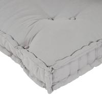 Cojín de sofá de palets vidaXL con soporte para el brazo y espalda de tela gris - details 5