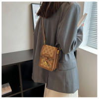 Bolso Cruzado Mini Vertical Para Mujer Estilo Retro Textura Premium Bolso De Hombro Para Niñas Bolsa Para Teléfono Móvil - details 13