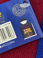 Poncho Playa Piscina Infantil FC Barcelona Escudo Oficial 55x110cm de microfibra para niños - details 0
