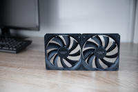 Tacens Anima AF12X2, Kit 2x Ventiladores 120mm, Funcionamiento Ultrasilencioso, Rodamientos FLUXUS, Flujo de Aire Optimizado, Estructura Reforzada Antivibraciones, Rendimiento Térmico Eficiente, Pack Ventiladores PC Negros - details 1