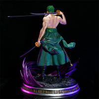 Figura De Acción Anime Roronoa Zoro Con Tres Espadas 20cm Estatua De Manga Colección Modelo Juguete Para Niños - details 6