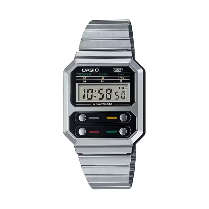 Reloj Casio Digital A100WE-1AEF Alien Vintage - 1