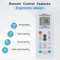 Control Remoto Universal Para A/C 1000 En 1 K1028E LCD De Bajo Consumo De Energía Para Aire Acondicionado MRSVI - details 2