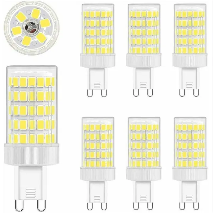 Porcheddu LED alto brillo G9 bombilla enchufe G4 lámpara cuentas ahorro de energía fuente de luz sin parpadeo cabeza de familia cerámica lámpara de alta presión 6 piezas - 1