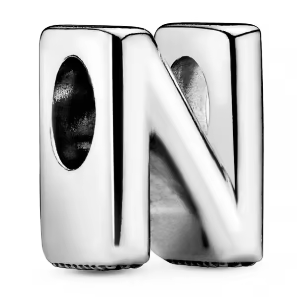 Pandora - Charm en plata de ley Letra N 797468 - 1