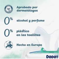 Dodot Toallitas Pure Calma & Protege Aloe Vera para Bebé 828 Toallitas (18 Paquetes de 46 Toallitas), Ayuda a restaurar el pH natural de la piel, una gota de Aloe Vera. - details 3