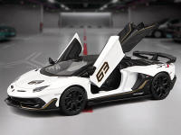 Modelo De Coche De Aleación CCA 1:32 Lamborghini Aventado SVJ63 Simulación Para Colección Y Exhibición Sin Batería Escala 1:32 - details 2