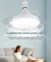 Ventilador De Techo LED Moderno Con Luz Invisibles Hojas De Ventilador E27 Control Remoto Y App 4 Velocidades Ajustables Silencioso - details 0