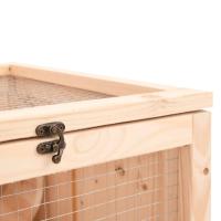 vidaXL Jaula para hámster madera maciza abeto 81x40x60 cm - details 6