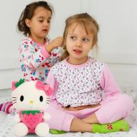 Peluche de Hellokiitty, muñeco de peluche de gato KT en 3D, almohada suave y tierno para niños (35 cm) - details 4