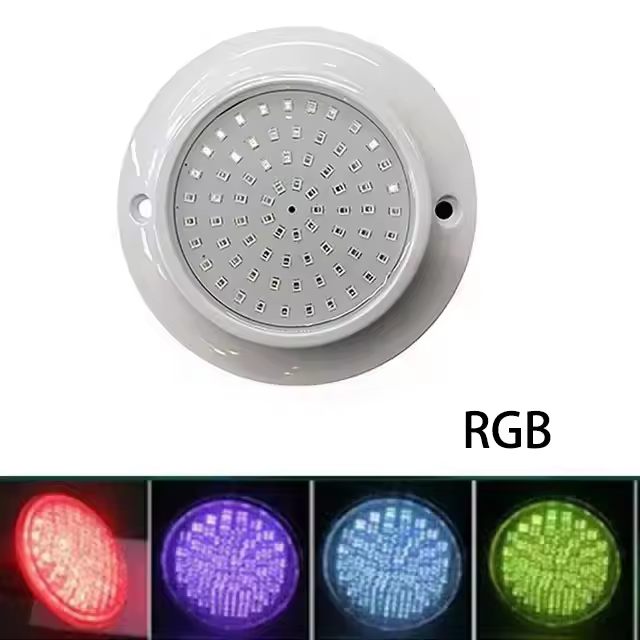 Luz LED RGB Bluetooth Control APP Para Piscina 12W 85-265V Luz Submarina Exterior Para Fuente Paisaje Jardín Piscina Residencial Hotel - 1