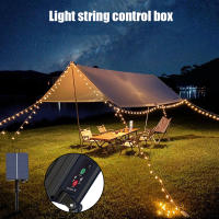 Kit De Caja De Batería Solar 3.7V1200MAH Con Panel De Luz Y Control Remoto Para Cadena De Luces LED DC 24V Decoración - details 6