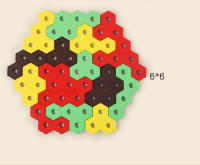 Bloques De Construcción De Hamburguesa Montessori Juguete Educativo Temprano De Madera Para Reconocimiento De Colores Y Juego De Alineación Geométrico Para Niños De 4 a 12 Años - details 8