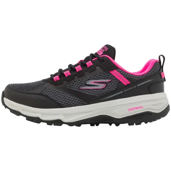 Zapatillas Skechers Trail Running Mesh W/ Leather Overlays para mujer en color negro - 1