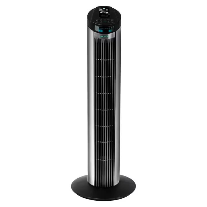 Ventilador de torre Cecotec EnergySilence 890 Skyline 50W pantalla LCD + mando negro - 1