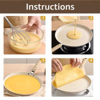 Sartén De Crêpes Antiadherente MYVIT Para Cocina Y Camping Utensilios De Cocina Sartén De Frying Y Cocina Para Inducción Y Estufa - details 10