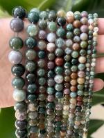 Talismán De Agate India Natural Redondo De Cuentas Sueltas Para Hacer Joyas DIY Pulsera Collar Accesorios Longitudes 6m 8m 10m - details 0