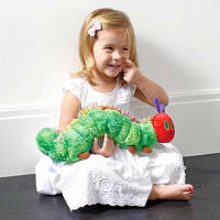 Muñeco De Peluche Auténtico 3 Patrones El Muy Hambriento Mariposa De Eric Carle Regalos Para Niños Y Niñas Edad Recomendada 3-18 Años Relleno De Algodón PP Tamaño 20CM - details 0