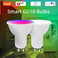 Bombilla LED Inteligente GU10 Zigbee Wifi RGB CW WW Dimmable Spot Luz Inteligente Compatible Con Alexa Google Yandex Smartthings Para El Hogar - details 0