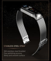 Correa De Pulsera Deportiva Inteligente De Acero Inoxidable Estilo Milanés Lujo Para Xiao Mi Band 6 5 4 3 Compatible Con Miband Correa De Reloj Para Hombre Y Mujer - details 2
