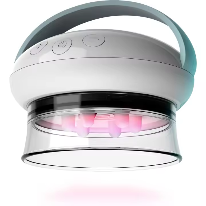 HoMedics , masajeador anticelulitico, Masajeador anticelulítico con succión, con cabezal de calentamiento y enfriamiento IR, reduce la celulitis y la retención de agua, 4 niveles de succión, 3 tazas intercambiables. Modelo CELL-600-EU - 1