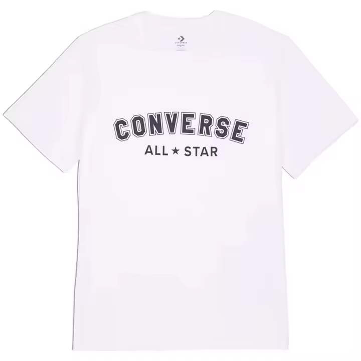 Camiseta de Manga Corta Converse Standard Fit All Star Center para hombre en color blanco - 1