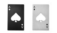 Abrepuertas Portátil En Forma De Poker Black Peach a Con Cartas De Juego Y Abrebotellas Acero Inoxidable Herramienta Para El Hogar - details 4