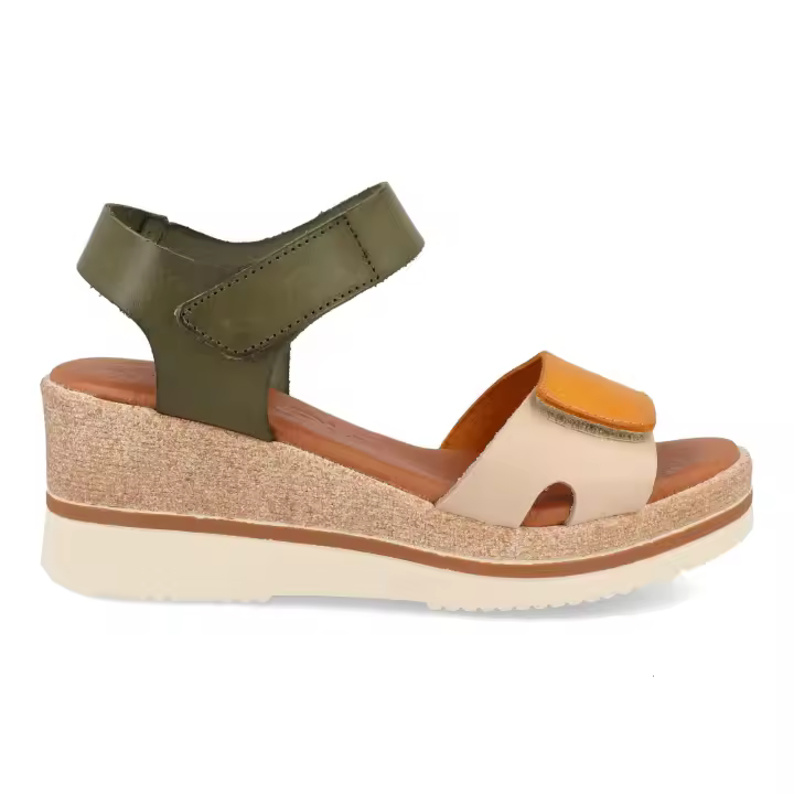 Sandalias en piel para mujer modelo Bda 662 Verde made in spain by Bda Shoes - 1