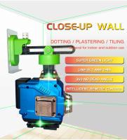 Nivel De Láser Honminda 16 Líneas 4D Auto-nivelado 360 Grados Horizontal Y Vertical Cruz Super Potente Nivel De Láser Verde - details 1