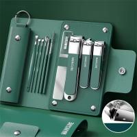Juego Profesional De 10 Piezas De Tijeras Para Uñas Viajero Adecuado Para Manicura Y Pedicura Incluye Cuchara Para Oídos Kit De Aseo - details 0