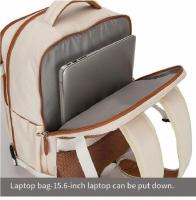 Mochila de viaje para avión para hombre y mujer, bolsa para ordenador portátil, equipaje de gran capacidad, mochilas multifuncionales expandibles para avión de negocios - details 7
