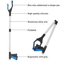 Extensor De Agarrador Plegable Herramientas De Mano Para Lanzar Restos Collapsible Garbage Grabber Tools De Recogida - details 0