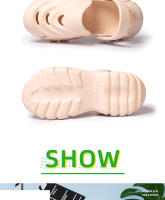 Nuevos Zapatos De Verano Para Hombre Sandalias Casuales Para Playa No Slip Zapatillas De Jardín Zapatos De Cocina Para Médicos Y Enfermeros Sandalias De Tobillo Estilo Fashion Material EVA - details 8