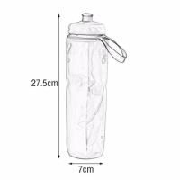 Botella De Agua Para Ciclismo 750ML Térmica De Doble Capa Equipamiento De Montaña Y Gimnasio Para Viajes Con Manija Resistente Al Desgaste Y Ligera - details 0