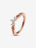 Pandora - Anillo Tiara Regal Swirl - Baño de Gold Rose de 14K - details 1
