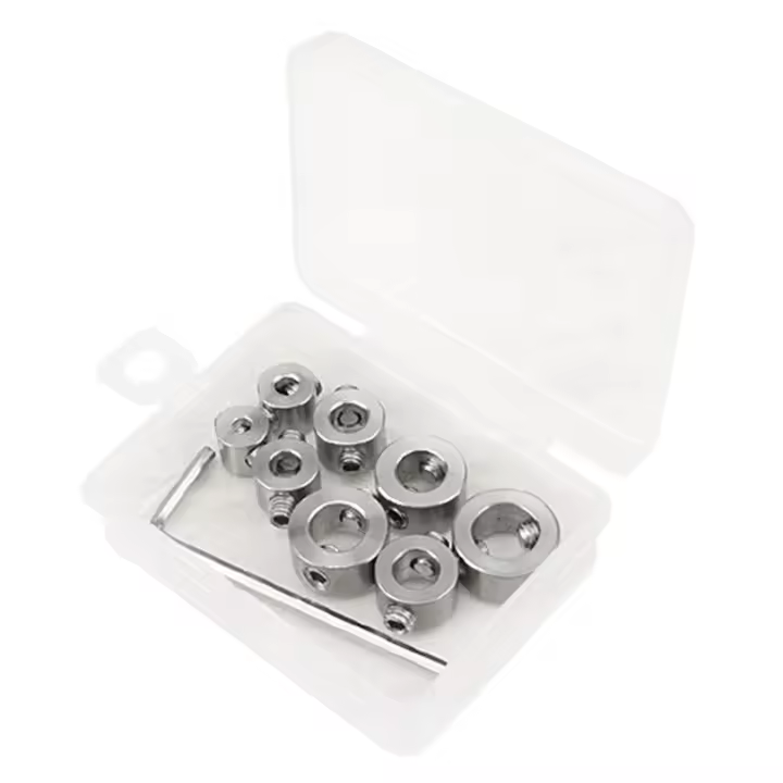 Juego De Anillos De Parada Para Taladro De Acero Inoxidable 3mm-10mm Localizador De Profundidad Para Taladro Uso DIY En Madera - 1