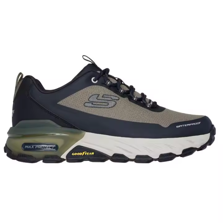 Skechers 237304 Zapatillas deportivas Max Protect - Fast Track para hombre en verde de piel vegana - 1